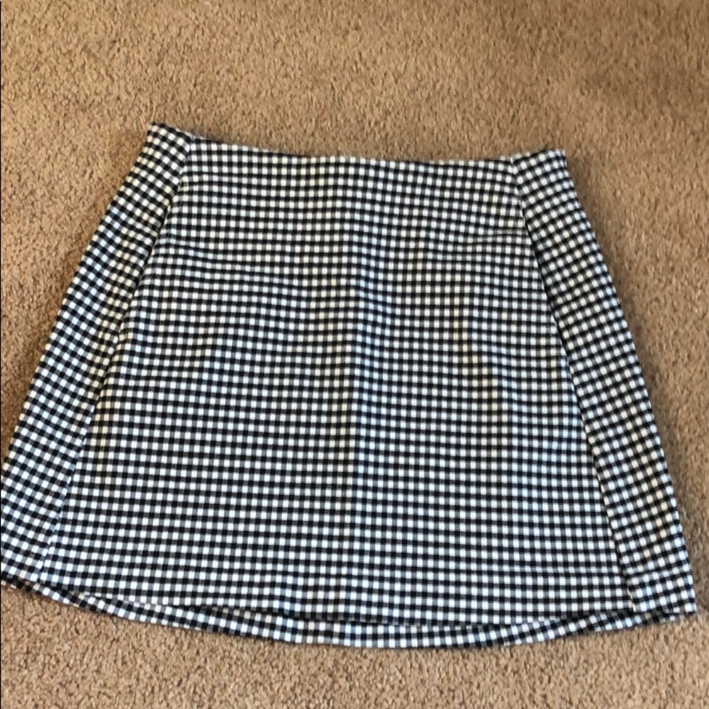 Checkered skirt